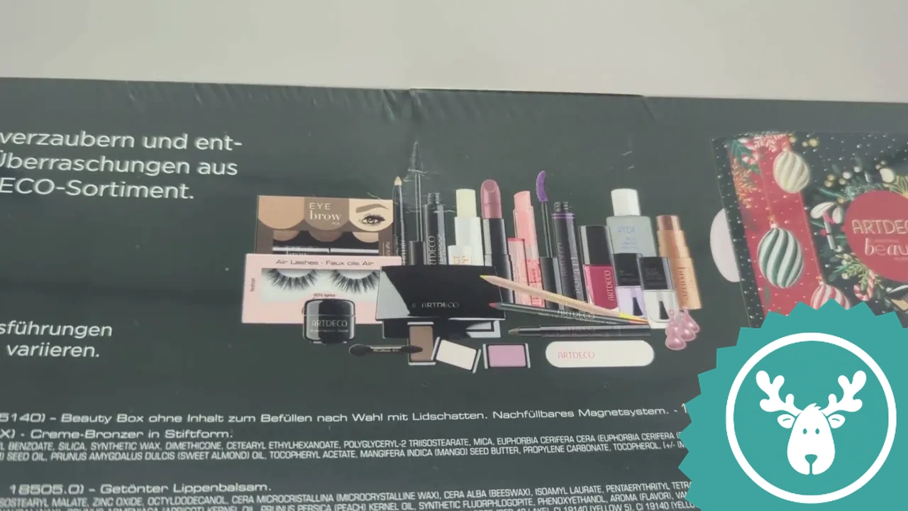 Die Abbildung zeigt die bunte Mischung aus Make-up für Augen, Lippen, Teint und Nägel.