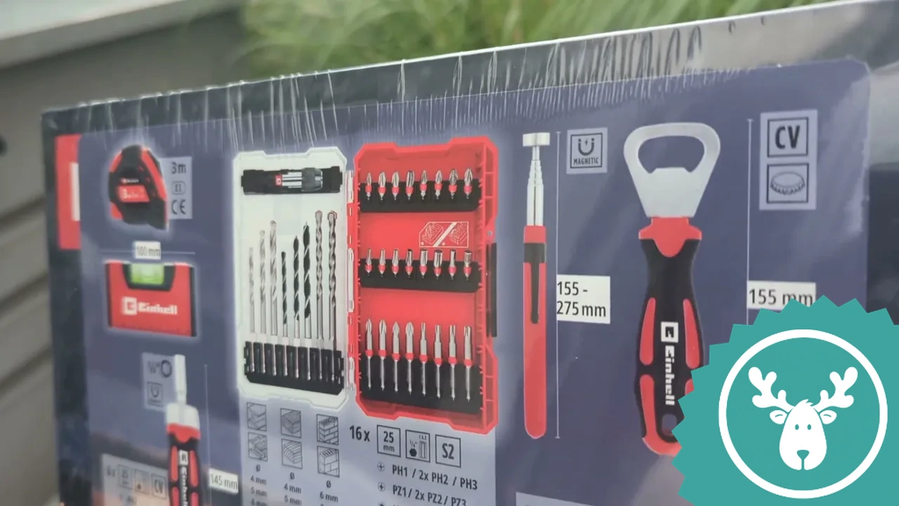 Neben dem M-Case mit Bohrern und Bits ist auch ein ausziehbarer Stabmagnet für schwer erreichbare Ecken enthalten.
