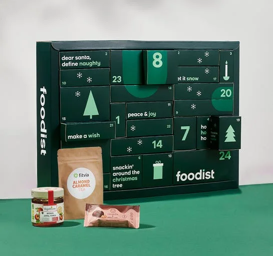 Foodist Veganer Adventskalender 2021.