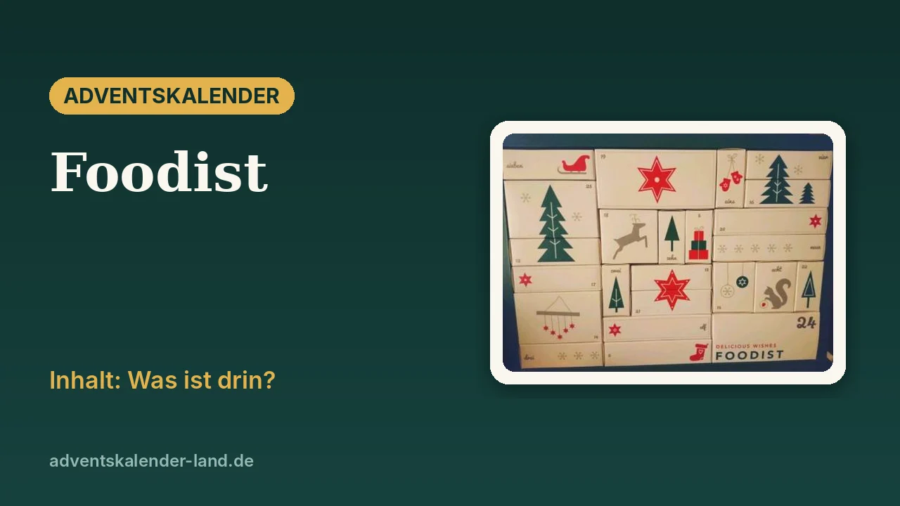 Foodist Adventskalender