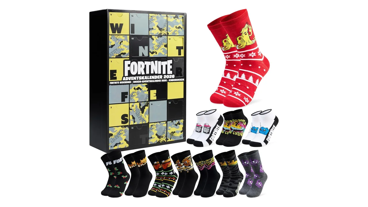 Fortnite Socken Adventskalender 2026