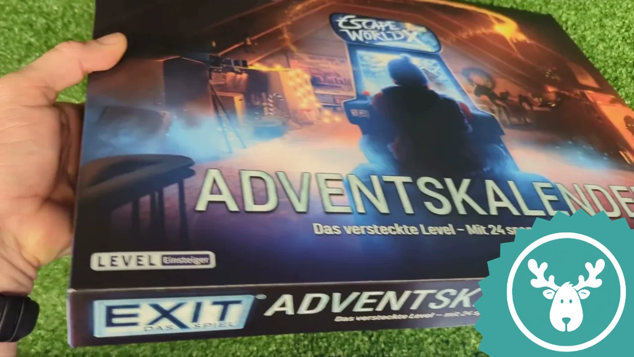 In der kompakten Schachtel verbirgt sich eine zusammenhängende Escape-Room-Geschichte in 24 Kapiteln.