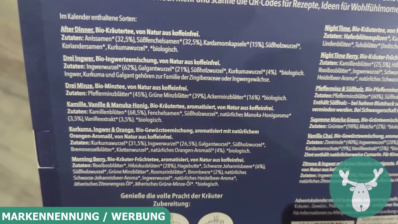 Mit dabei sind unter anderem beliebte Sorten wie After Dinner, Drei Ingwer und Pfefferminz & Süßholz.