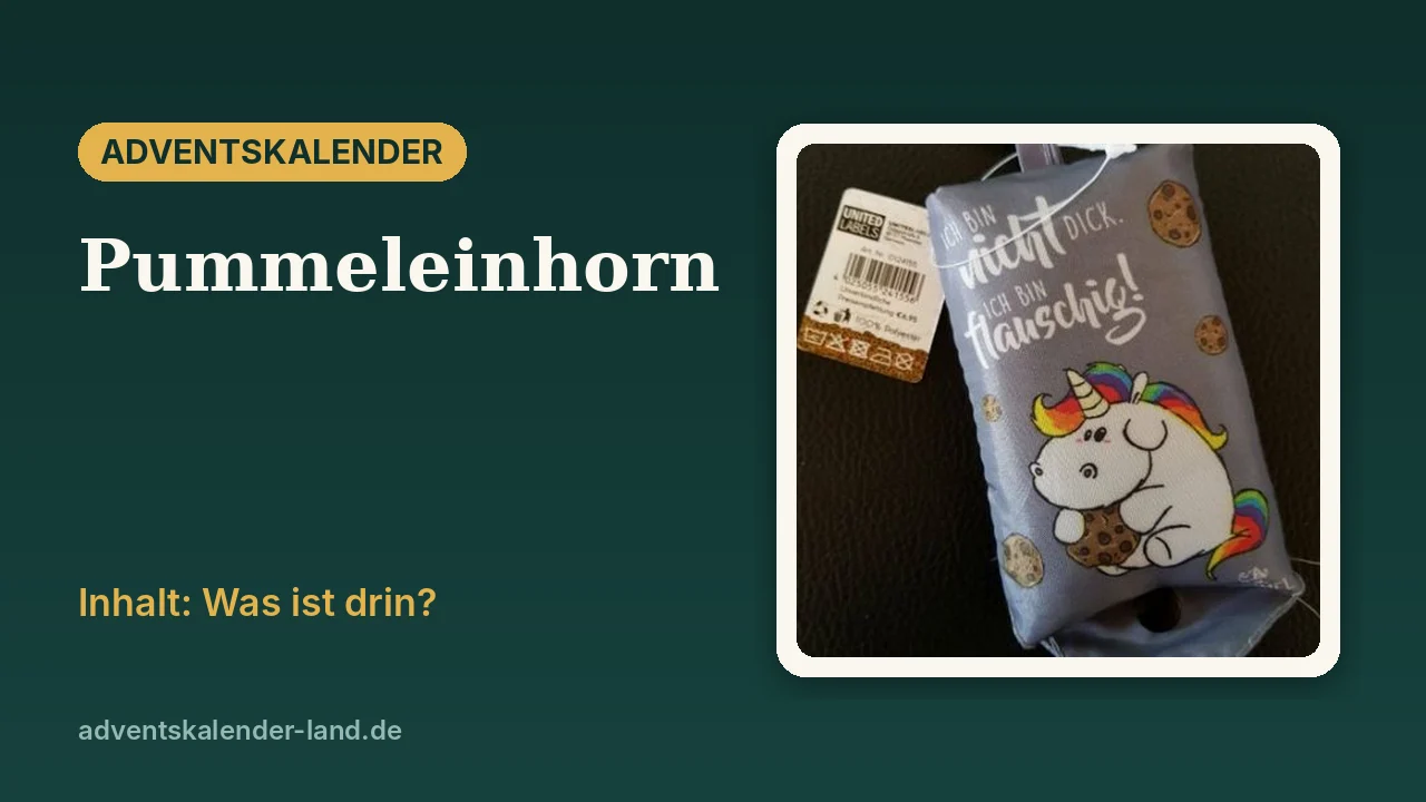 Pummeleinhorn Adventskalender