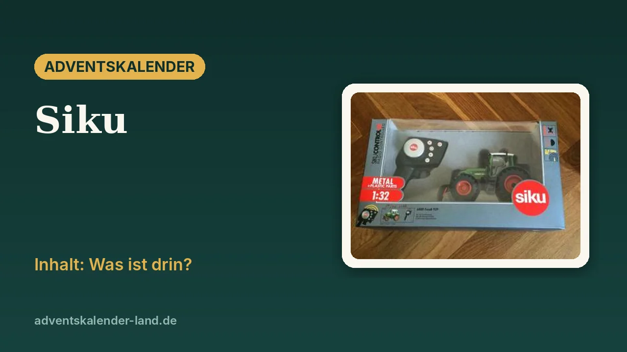 Siku Adventskalender