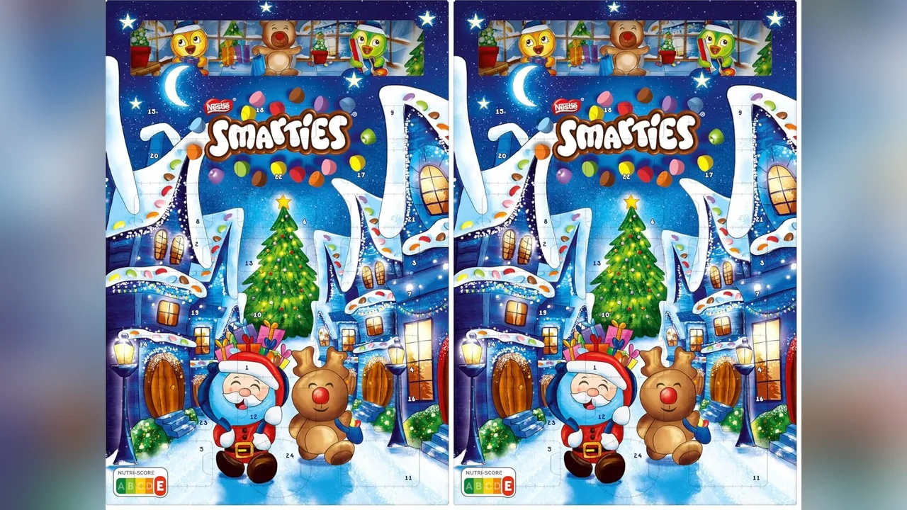 Bei Amazon gibt es den Smarties Adventskalender im Zweierpack.