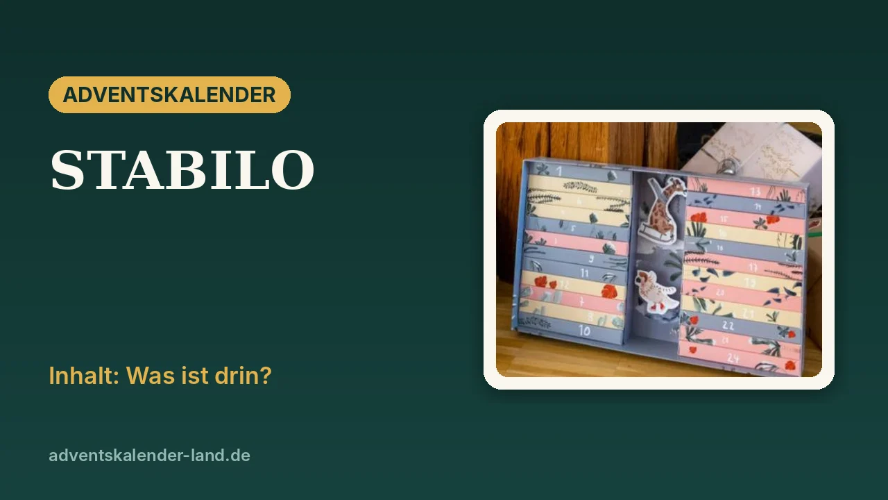 STABILO Adventskalender