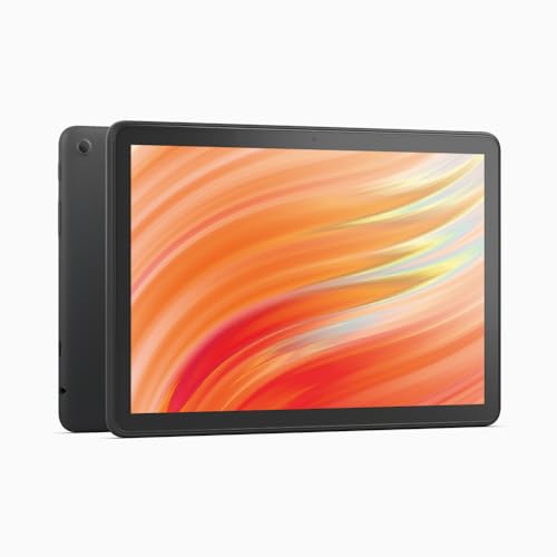 Fire HD 10-Tablet 2023, für Entspannung optimiert, brillantes 10,1-Zoll-Full-HD-Display, Octa-Core-Prozessor, 3 GB RAM, bis zu 13 Stunden Akkulaufzeit, 32 GB, schwarz, mit Werbung