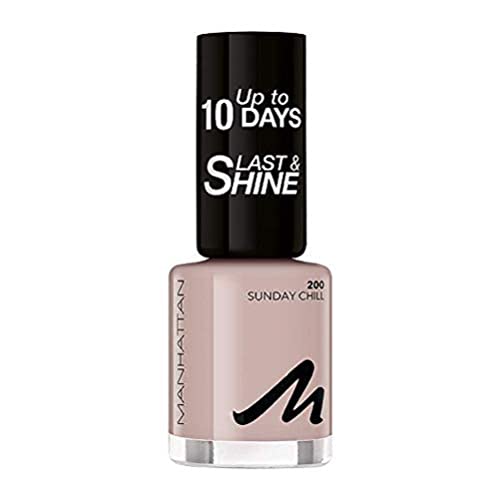 Manhattan Last und Shine Nagellack, Nr.200 Sunday Chill, 1er Pack (1 X 8 ml)