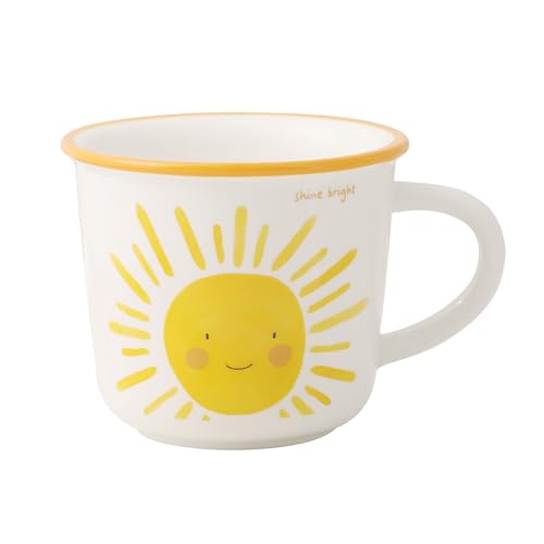 Niedliche Kaffeetasse Morgen Sonne Geschenk 380ML Tasse Sonnenschein Tee Milch Wasser für Männer Frauen Weihnachten Geburtstag Jubiläum Erntedankfest (Sunshine 280)