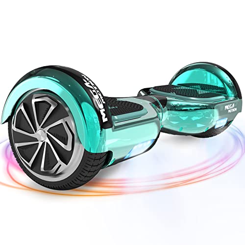 MEGA MOTION Hoverboard, 6,5 Zoll mit Zwei Rädern Hoverboards für Kinder mit Bluetooth-Lautsprecher-leistungsstarkem Motor, LED Licht, die Geschenke für Kinder ab 8 Jahren