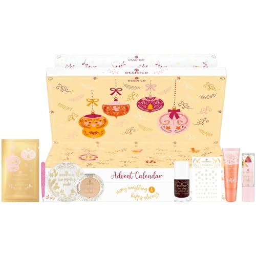 essence Adventskalender merry everything & happy always - 24 Beauty-Überraschungen - mehrfarbig, acetonfrei, vegan, ohne Mikroplastik & Parabene - Geschenk für Beauty-Lover - 1er Pack (1pcs)