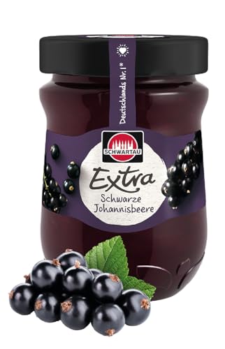 Schwartau Extra Konfitüre, Schwarze Johannisbeere, 340 g