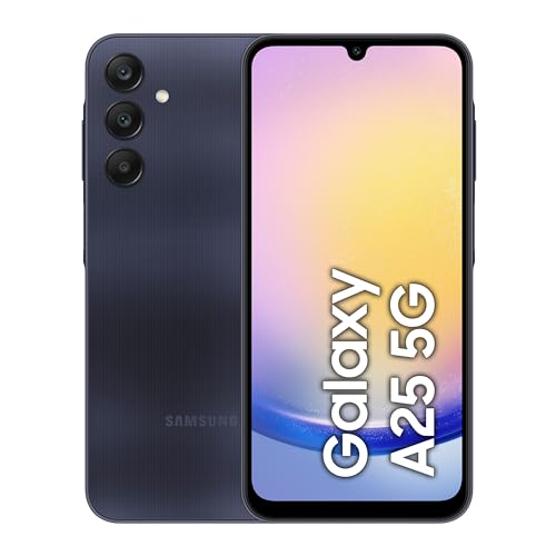 Samsung Galaxy A25 5G Smartphone, Simlockfrei ohne Vertrag, Android-Handy, 128 GB, Schnellladefunktion, 50-MP-Kamera, Blue Black, 30 Monate Herstellergarantie [Exklusiv auf Amazon] [Deutsche Version]