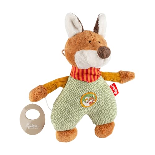 SIGIKID 39233 Spieluhr Forest Fox Mädchen und Jungen Babyspielzeug empfohlen ab Geburt grün/braun