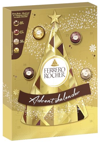Ferrero Rocher Adventskalender - mit ausgewählten Spezialitäten - 1 Kalender à 300 g