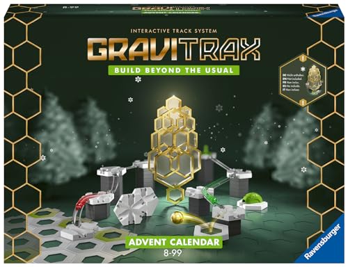 Ravensburger GraviTrax Adventskalender - Ideal für GraviTrax Anfänger und Fans, Konstruktionsspielzeug für Kinder ab 8 Jahren