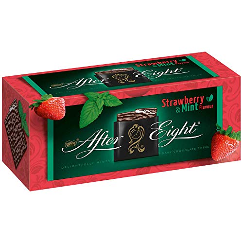 After Eight Mint Schokoladen Täfelchen MINT + STRAWBERRY FLAVOUR (200 Gramm) LIMITED EDITION