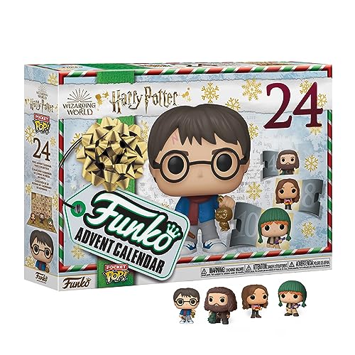 Funko Advent Calendar: Harry Potter - Severus Snape - 24 Tage der Überraschung - Vinyl-Minifigur Zum Sammelns - Mystery Box - Geschenkidee - Feiertage zu Weihnachten Für Mädchen, Jungen