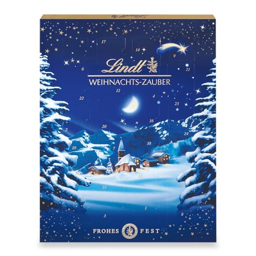 Lindt Schokolade Weihnachts-Zauber Adventskalender 2023 | 265 g | Milchschokolade und Weihnachtspralinen | Schokolade für die Weihnachtszeit | Schokoladen-Geschenk