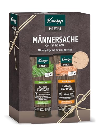 Kneipp Geschenkset Männersache - 2 in 1 Männerduschen von Kneipp in Originalgröße - Wellness Geschenk für Männer – Kneipp Men: Männerpfleg mit Naturkompetenz - 2 x 200ml
