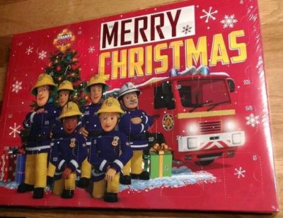 Adventskalender Feuerwehrmann Sam mit Figuren und 3D-Schlüsselanhänger